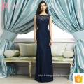 2017 Elegant Blue Maxi Robes Long Prom Dress Sexu Retour Robe de soirée ouverte